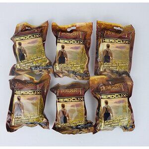 HEROCLIX~The HOBBIT~An Unexpected Journey~LOT of 6 Blind Bags~NEW in Packages